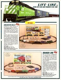 Life-Like Train Set Catalog 1990