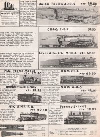 LMB Models Deal Sheet 1967