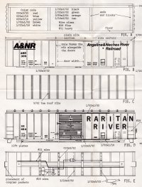 Quality 50' Rail Box Box Car Intructions