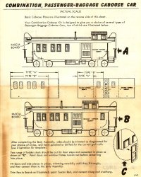 Series 3500, C-200, C-300 Caboose Instructions