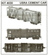 Tichy 4030 USRA Cement Car Instructions